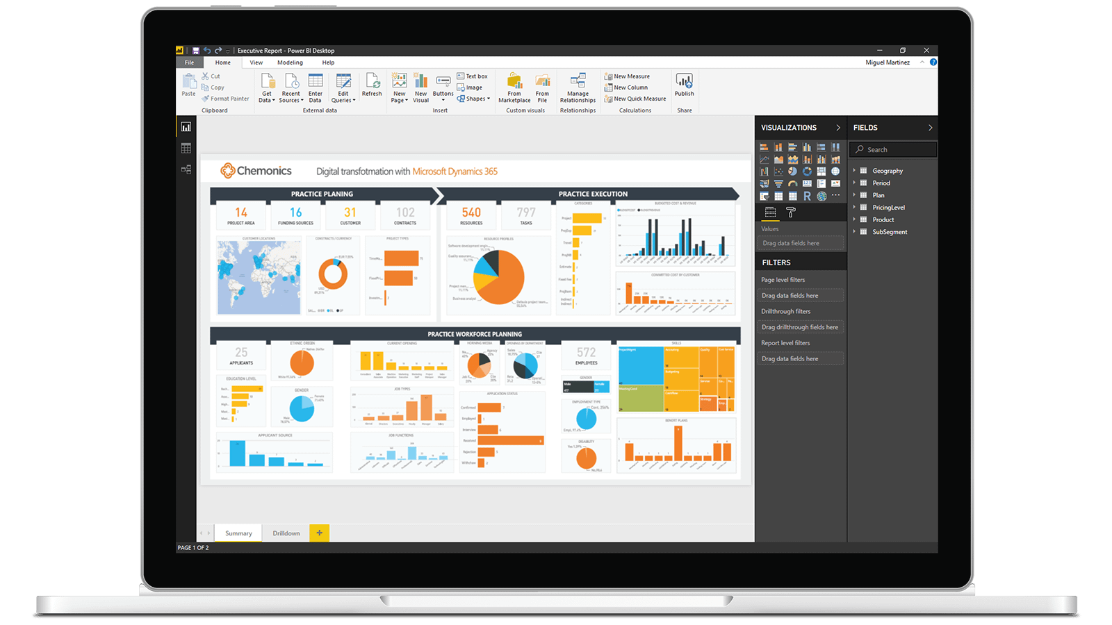 powerbidesktop  Classe Affaires